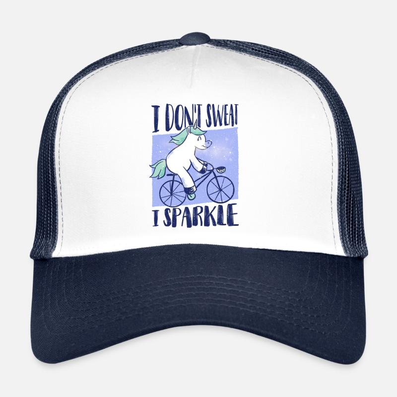 Einhorn Fahrrad Lustiger Spruch Geschenk Trucker Cap