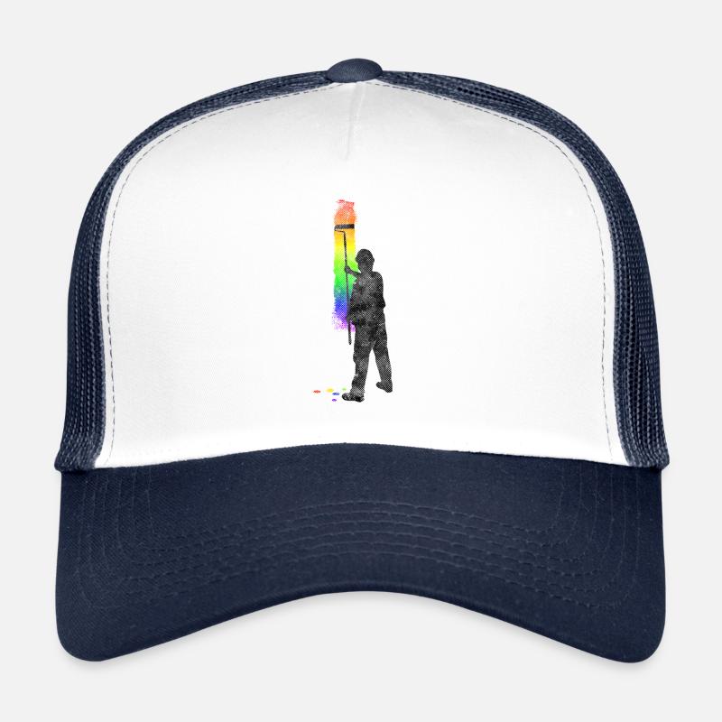 Colorful painter LGBT profession gift Trucker Cap