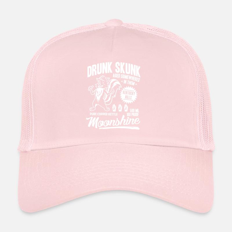 Drunk Skunk Kentucky Hills Moonshine Casquette trucker 