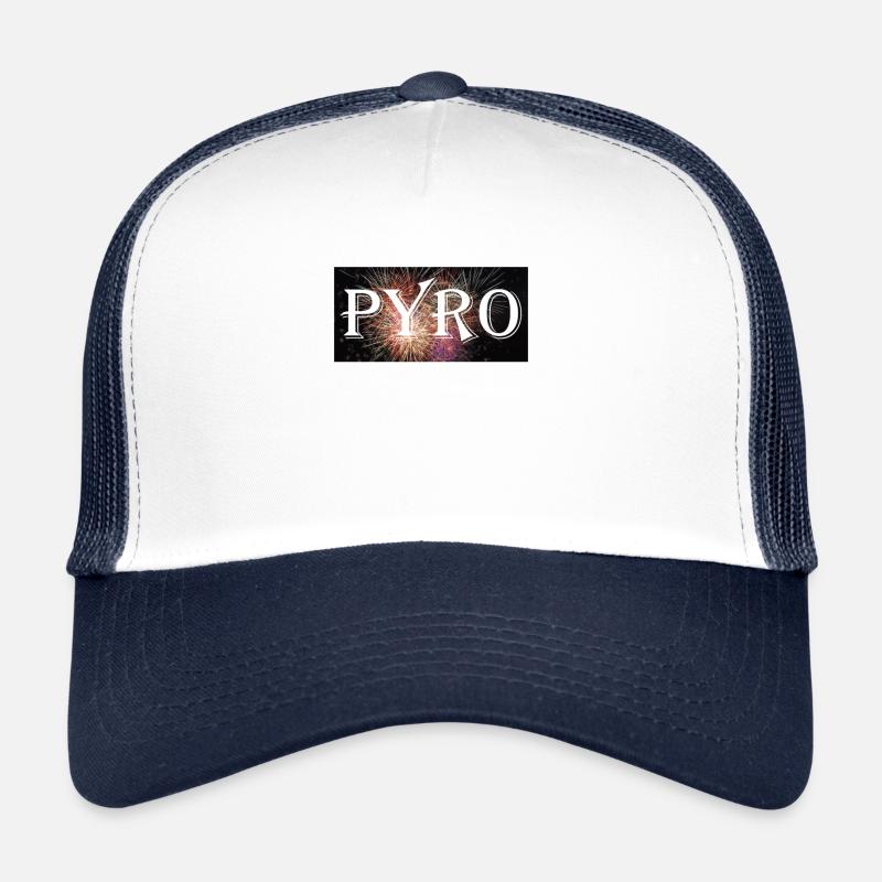 Pyrotechnicien Pyro Fan Pyrotechnie Feu d'artifice Casquette trucker 