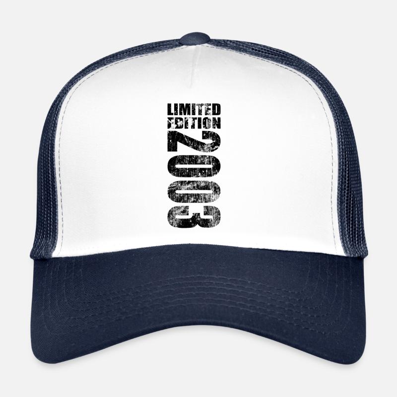 Limited Edition 2003 21. Geburtstag Geschenk - Trucker Cap - Weiß/Navy