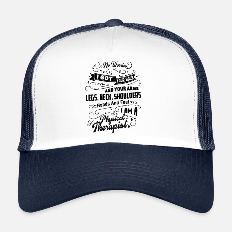 Ich bin ein Physiotherapeut - Trucker Cap - Weiß/Navy