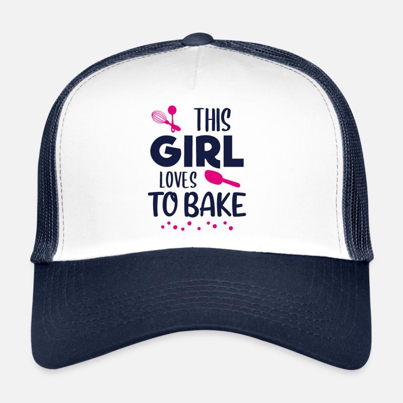 Backen Mädchen Spruch Bäckerin Bäckerei Geschenk Trucker Cap