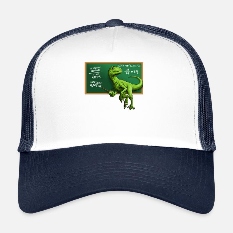 Funny Velociraptor Sarcastic Dino 101 Raptor Dinos Trucker Cap
