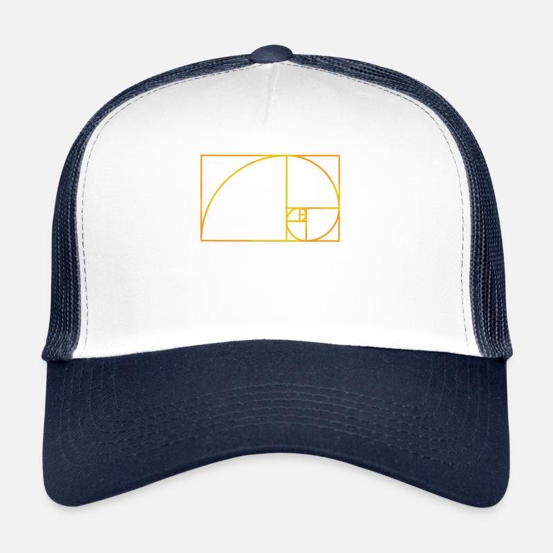 Fibonacci Schnecken Design Trucker Cap