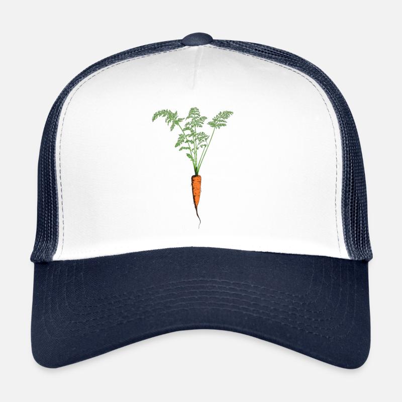 Retro carrot vegetable vintage plant garden gift Trucker Cap