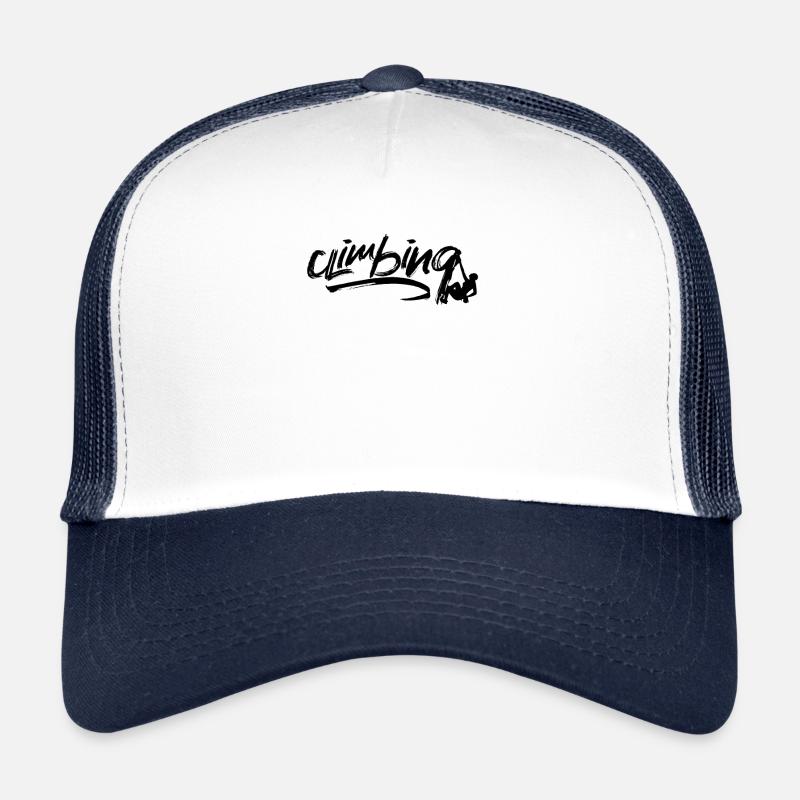 Klettern Felsklettern Kletterer Bergsteigen Hobby Trucker Cap