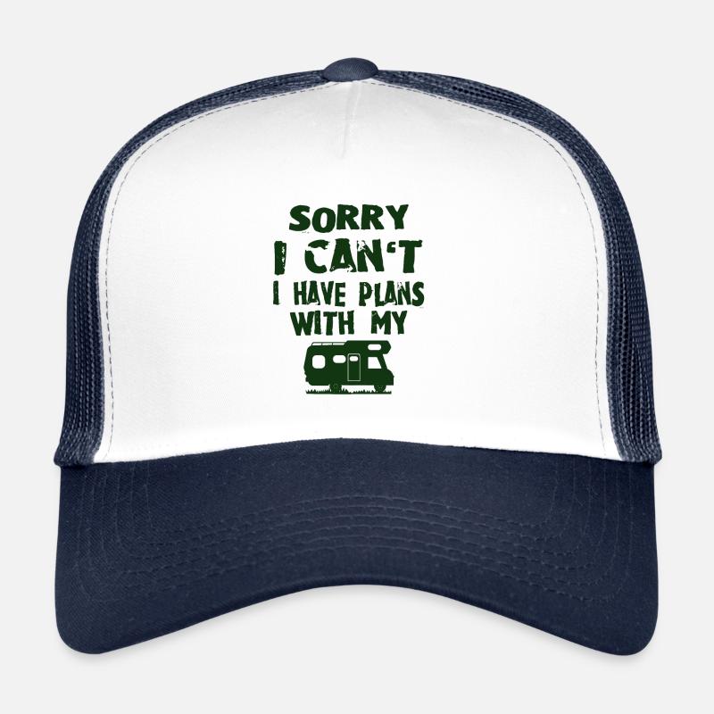 Wohnmobil - Trucker Cap - Weiß/Navy