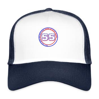 Rangers Fifty Five 55 and Counting - Trucker Cap - white/navy - Front