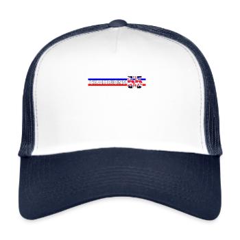 Rangers Fifty Five 55 and Counting - Trucker Cap - white/navy - Front