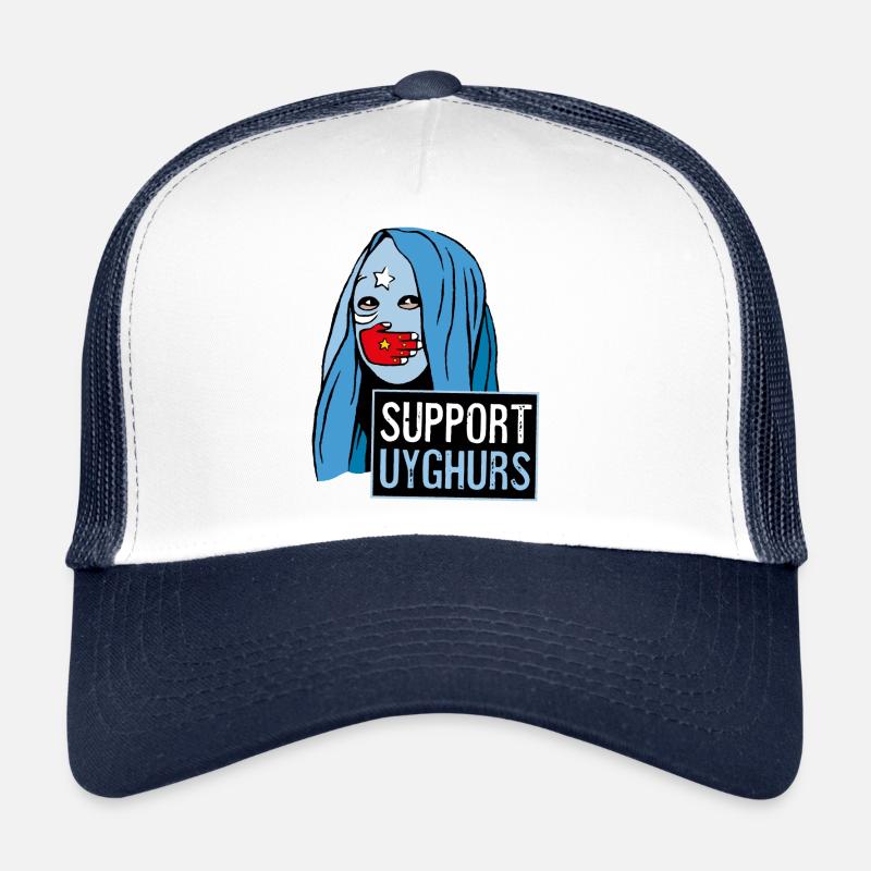 Soutenez les Ouïghours Casquette trucker 