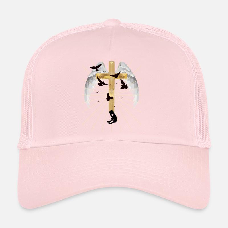 Depression Cross Salvation Resurrection Beyond Trucker Cap