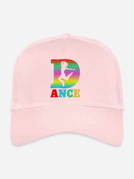 dance - Casquette trucker  - rose pâle - Devant