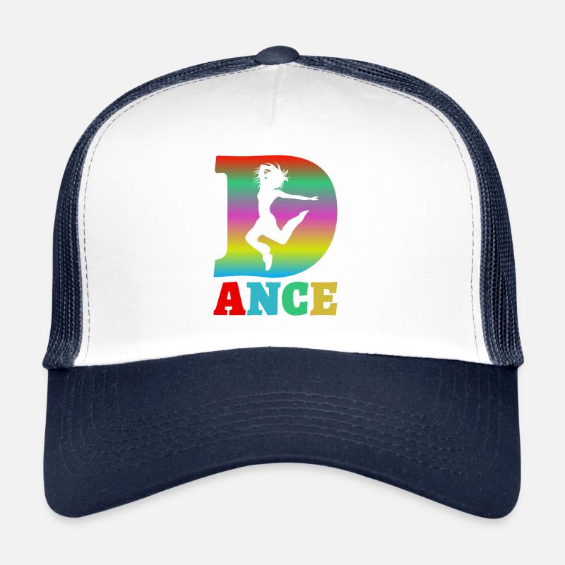 dance - Trucker Cap - Weiß/Navy