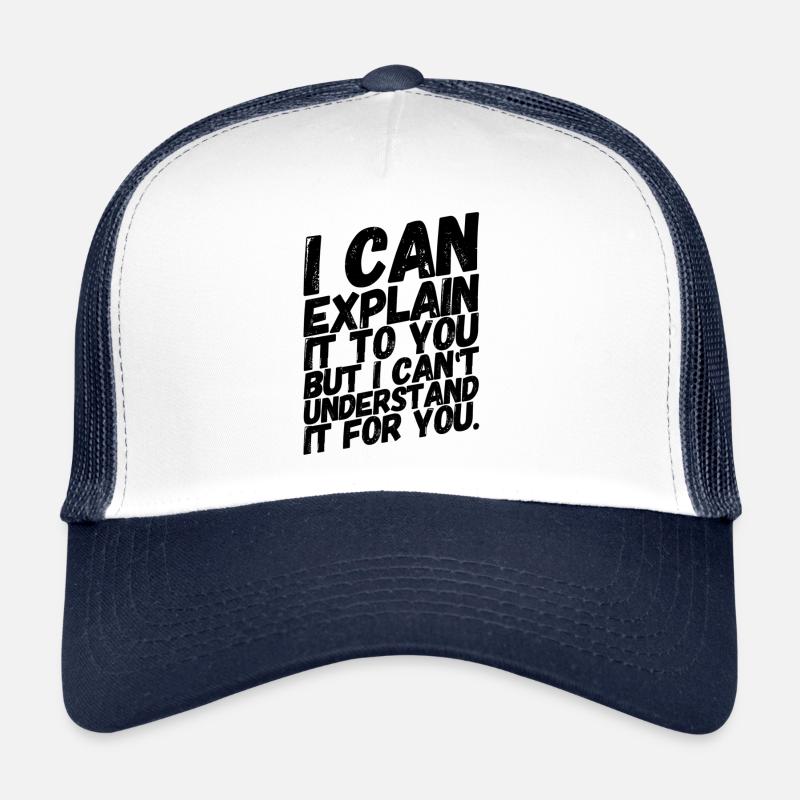 Admin Administrator Informatik Computer - Trucker Cap - Weiß/Navy