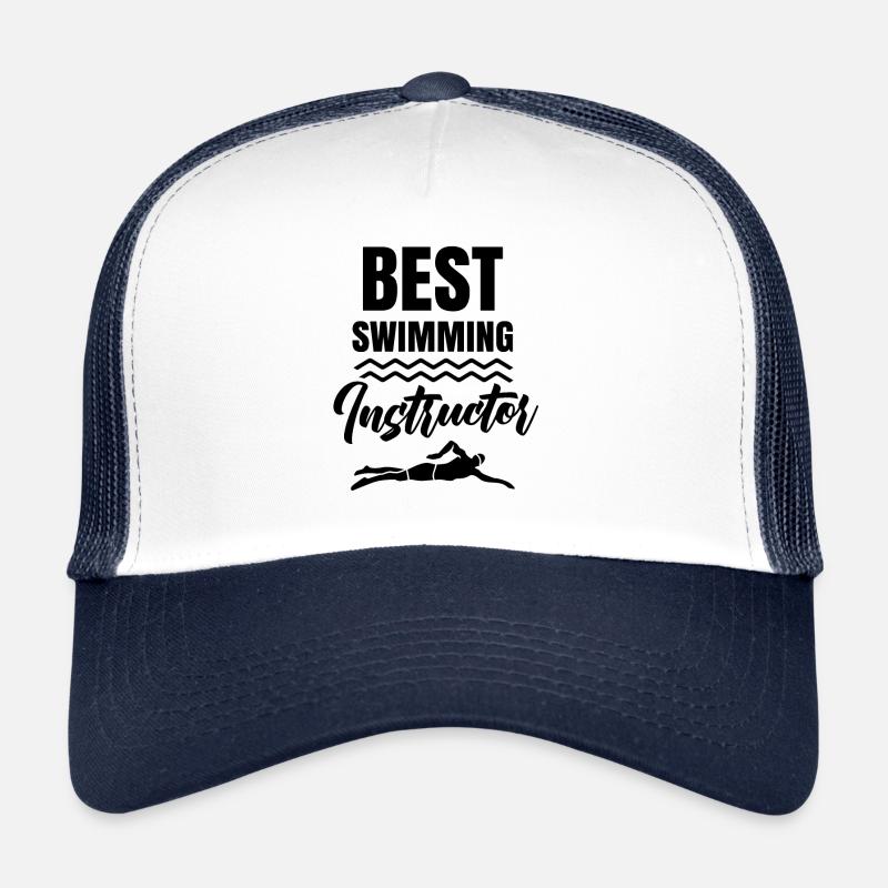 Best Swimming Instructor Swimming Coach Coach Trucker Cap