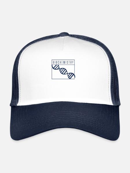 Biochemistry Biochemist Biochemist - Trucker Cap - white/navy - Front