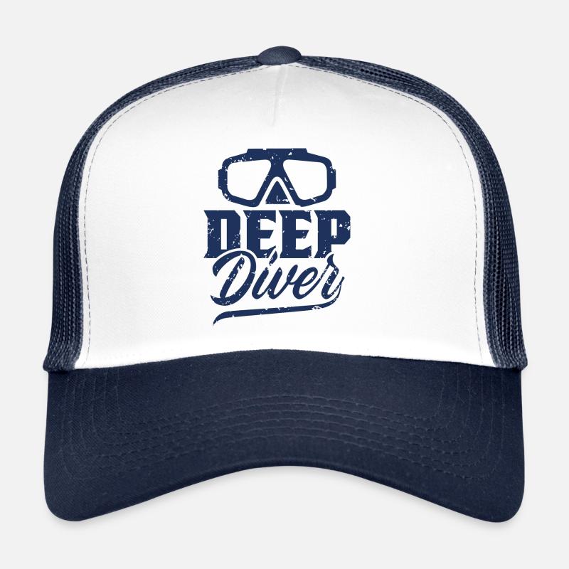 Deep diver Deep diving diver Trucker Cap