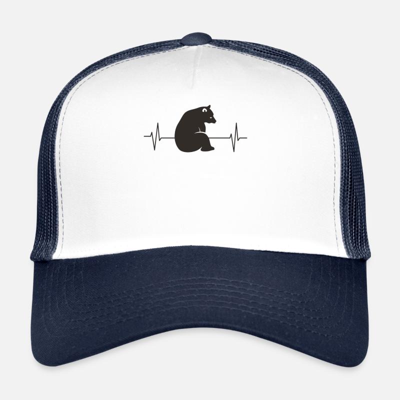 Bear Brown Bear Forest Animals Animal Lover Gift Trucker Cap
