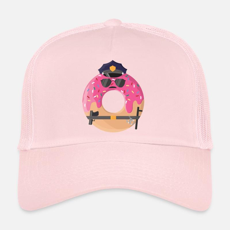 Officer Donut - Donut Policeman Trucker Cap