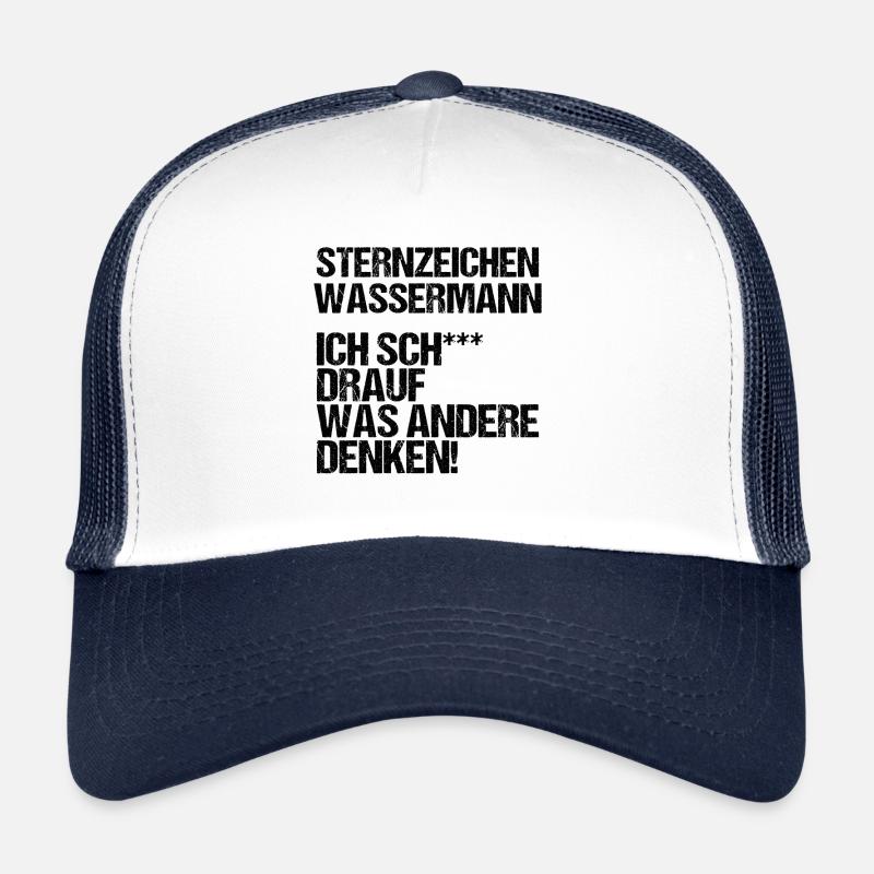 Sternzeichen Wassermann Trucker Cap