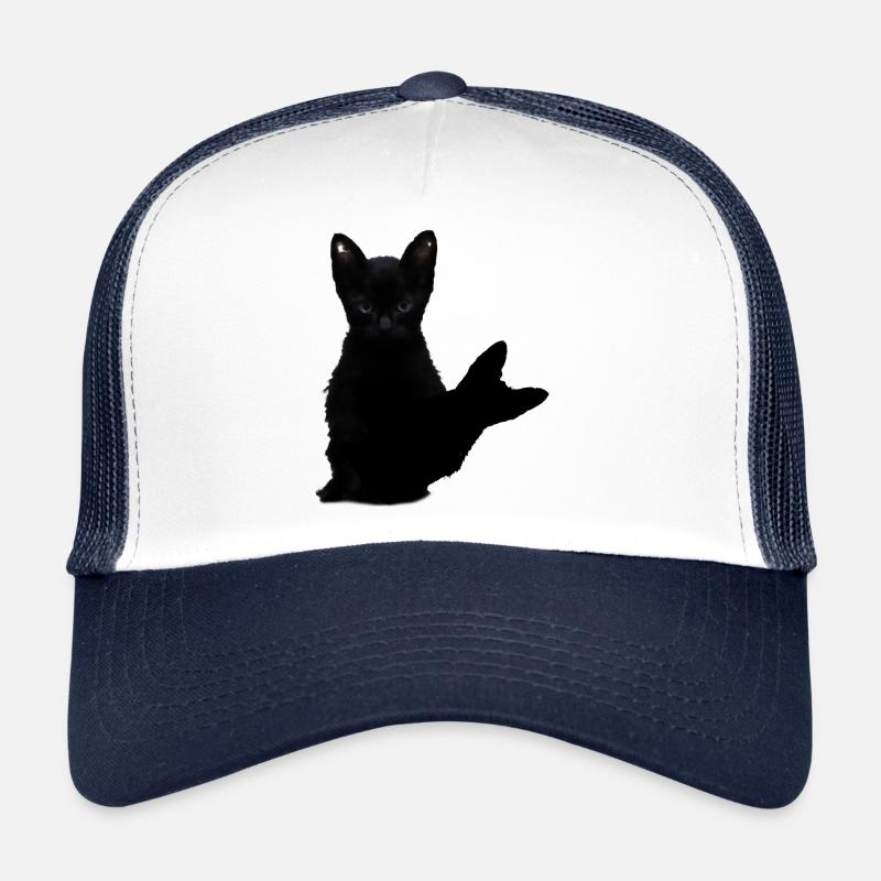 Cat Vector Animal Pet Kitten Image Trucker Cap