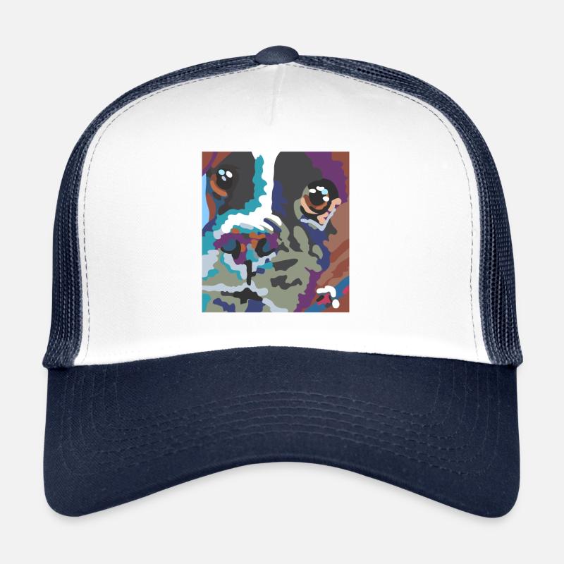 Hund Gesicht Trucker Cap
