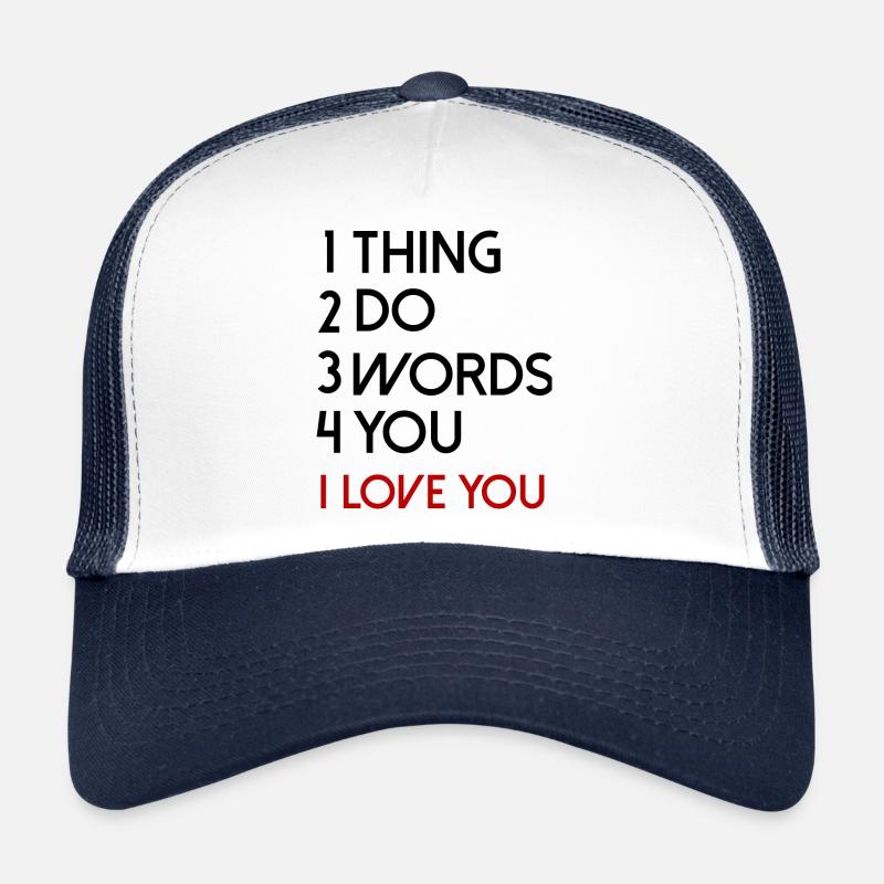quotes liebe Spruch Valentinstag love Schrift Trucker Cap