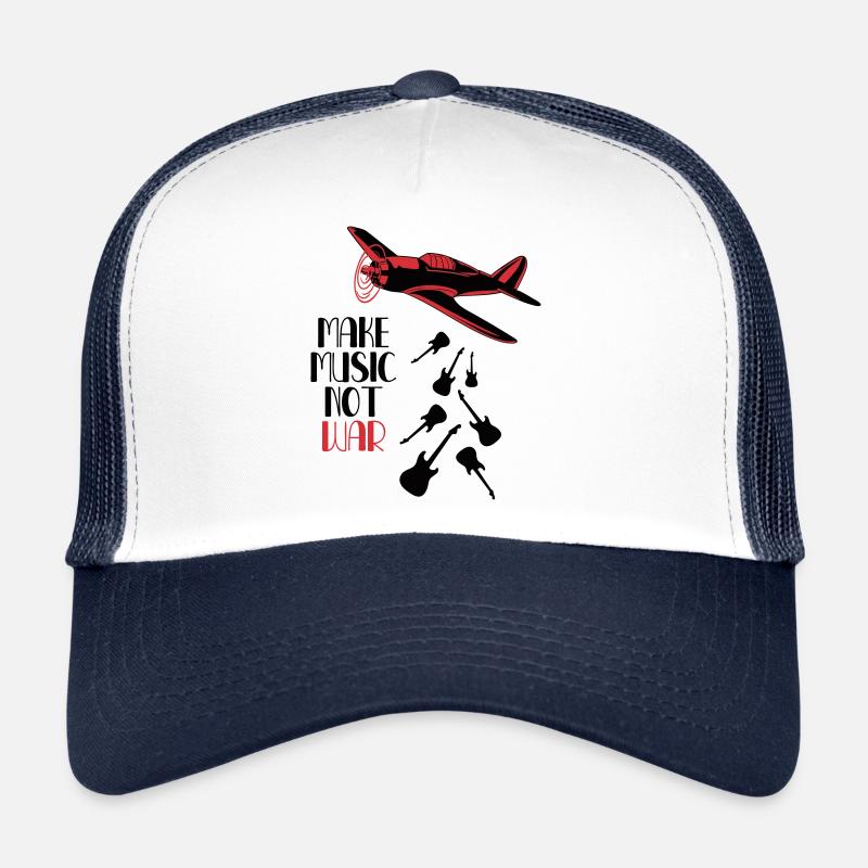 Make Music Not War Casquette trucker 