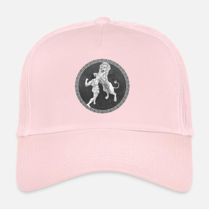 Hercule Héros grec, Bataille avec le lion Casquette trucker 