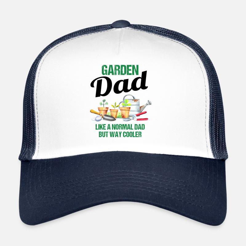 Garden Papa Funny Saying Gift Men Trucker Cap