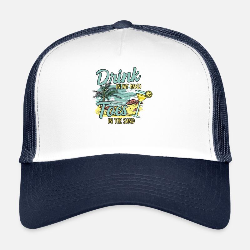 Lunettes de soleil vacay mode et ananas pour les vacances Casquette trucker 