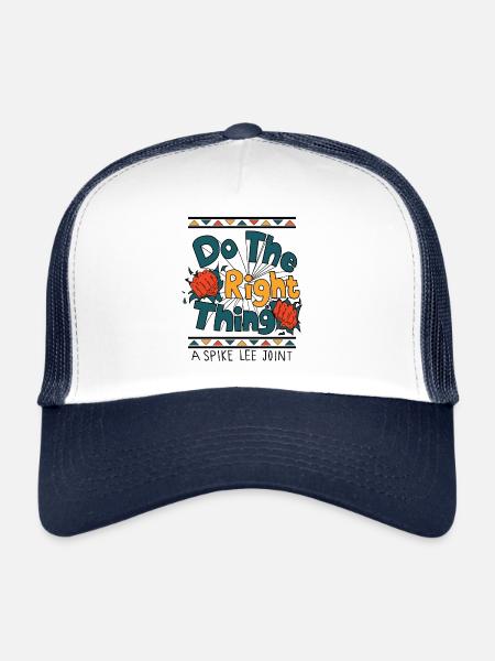 Do The Right Thing A Spike Lee Joint Sweatshirt - Trucker Cap - white/navy - Front