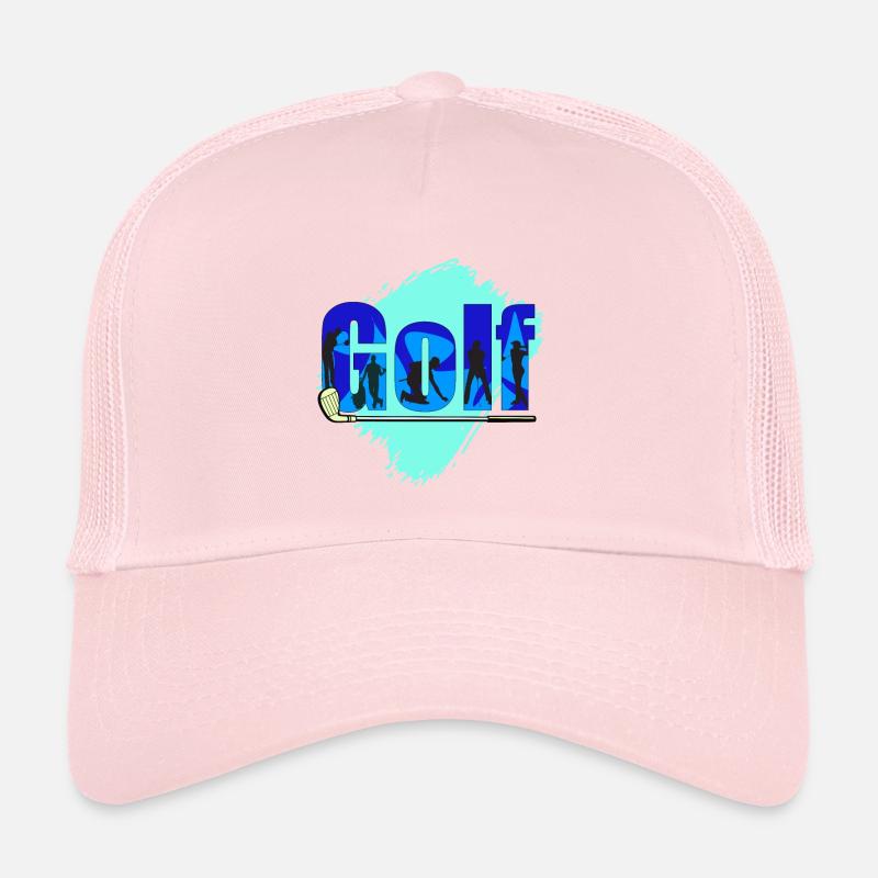 Golfeur de golf sur le terrain de golf en cadeau Casquette trucker 