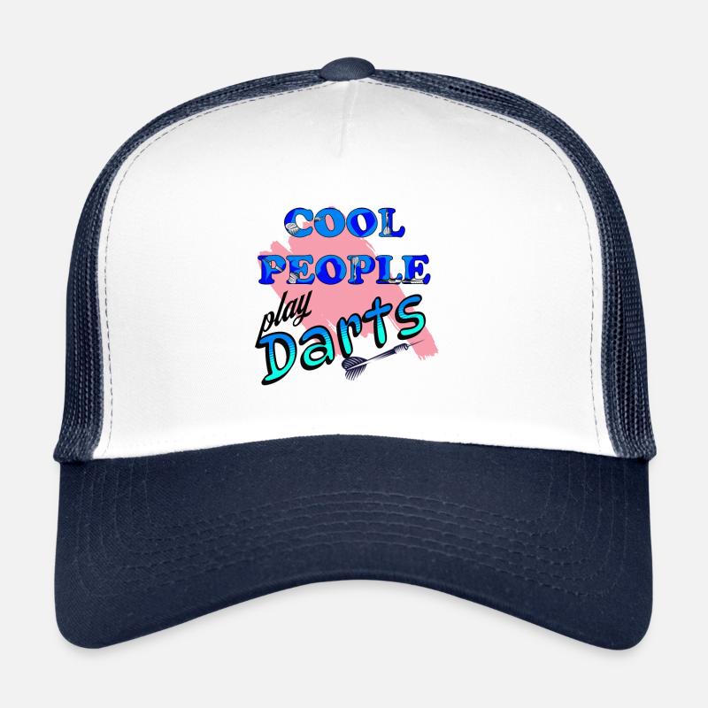 Dart Cool People joue aux fléchettes Casquette trucker 