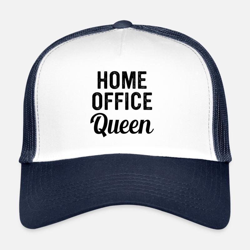 Home Office Queen Humor Trucker Cap