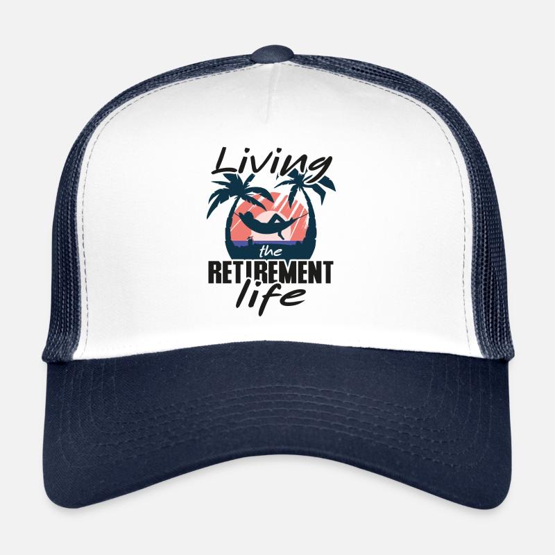 Retraité en hamac Casquette trucker 