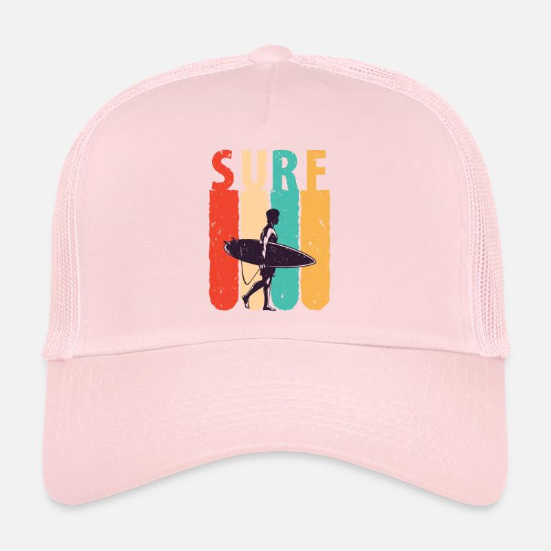 Retro surf, ready for taking on the waves Trucker Cap