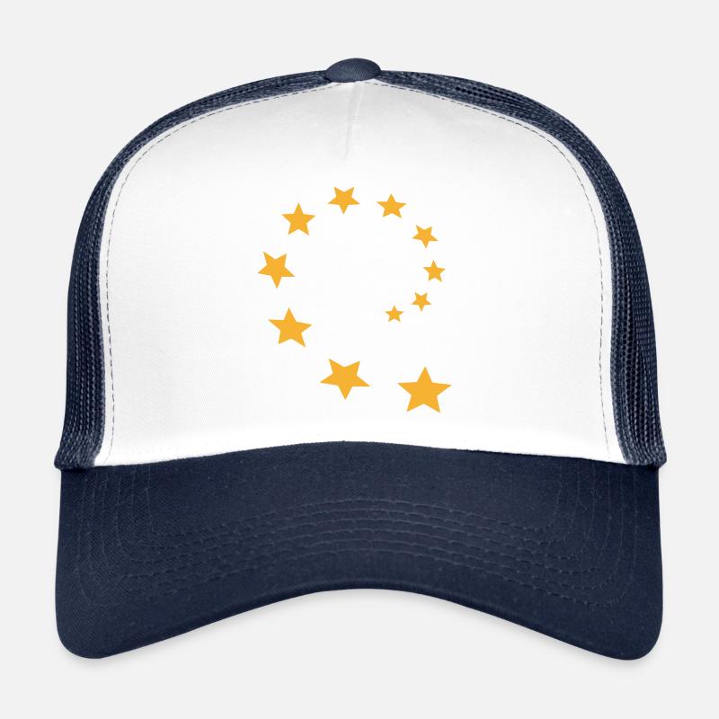 Cercle d’étoiles déformé 2 Casquette trucker 