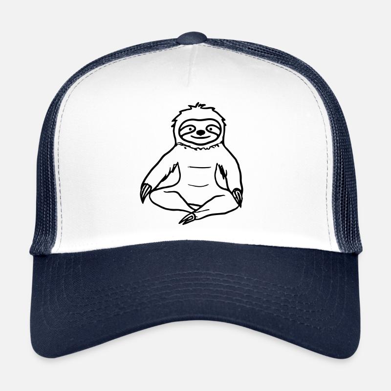 Faultier Yoga Geschenkidee Vektor Trucker Cap