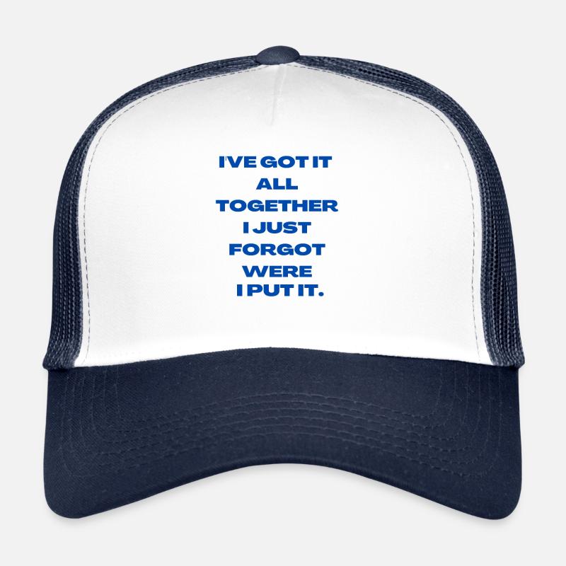 funny sarcasm quote Trucker Cap