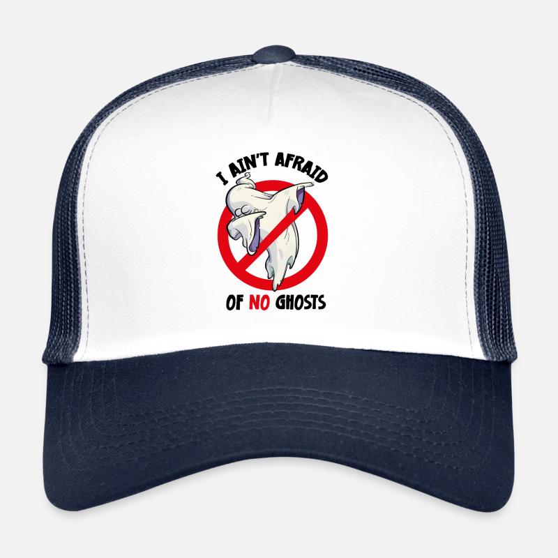 I AIN'T AFRAID OF NO GHOSTS Dabbing Ghost Trucker Cap