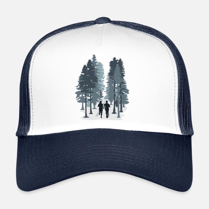 Courir, trail en forêt Casquette trucker 