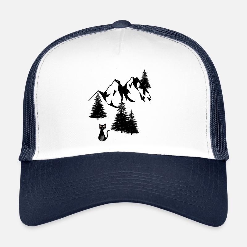 Nature Chat Chat Sauvage Sauvage Chat domestique Casquette trucker 