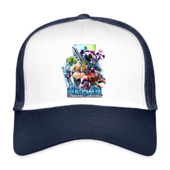 Masters Of The Universe He-Man Und Heroic Warriors - Trucker Cap - Weiß/Navy - Vorne