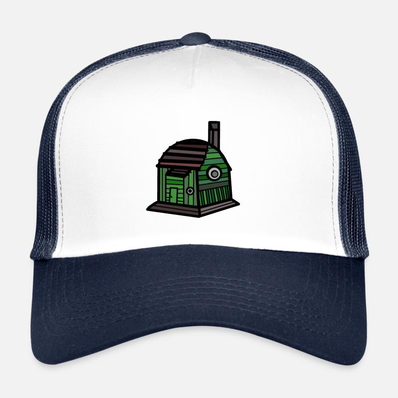 Maison de jardin maison maison de maison de vie construire propriété Casquette trucker 