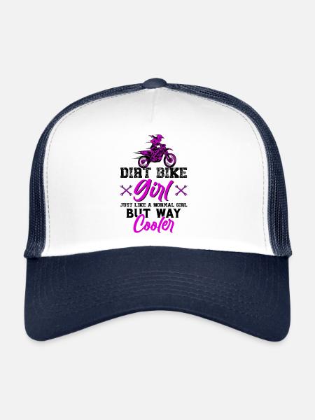 Motocross Girls - Trucker Cap - white/navy