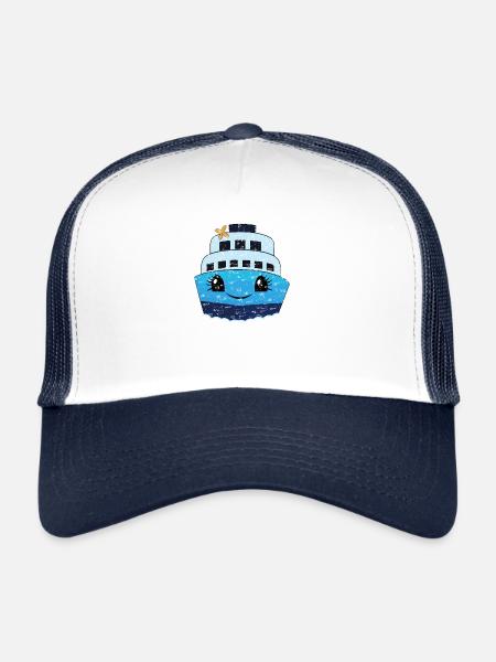 Cruise Ship Cruise Cruise Women - Trucker Cap - white/navy - Front