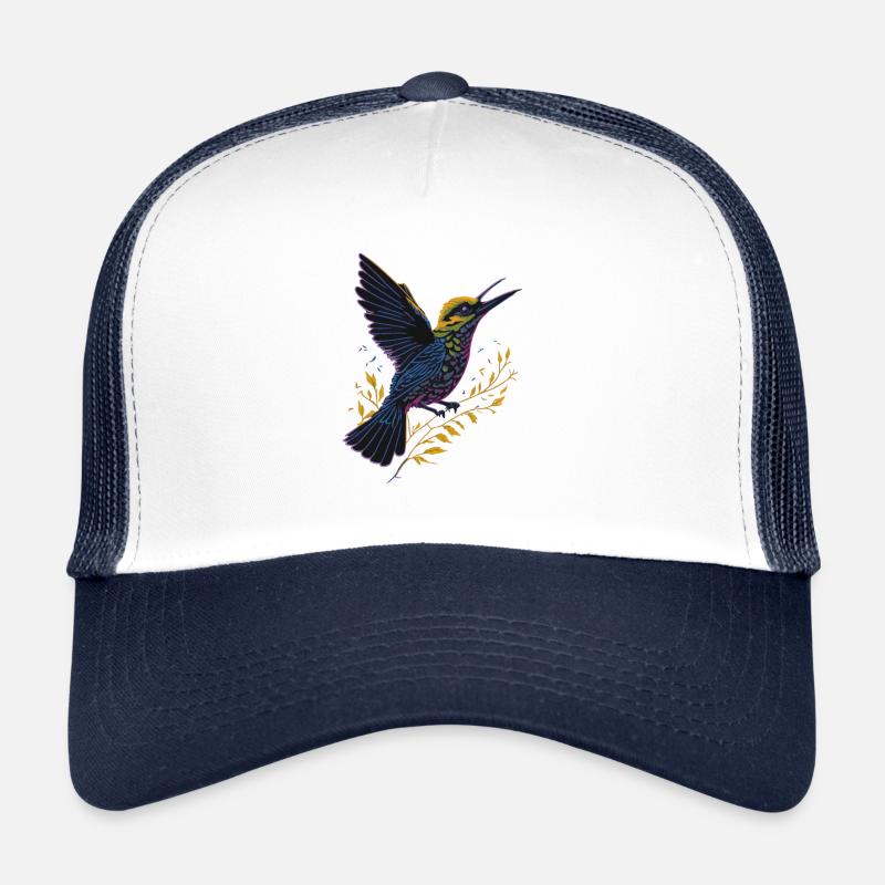 Nature Lovers - Charming Hummingbird Trucker Cap