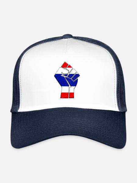 Thailand Flag Thai Country Pride Native Family - Trucker Cap - white/navy - Front